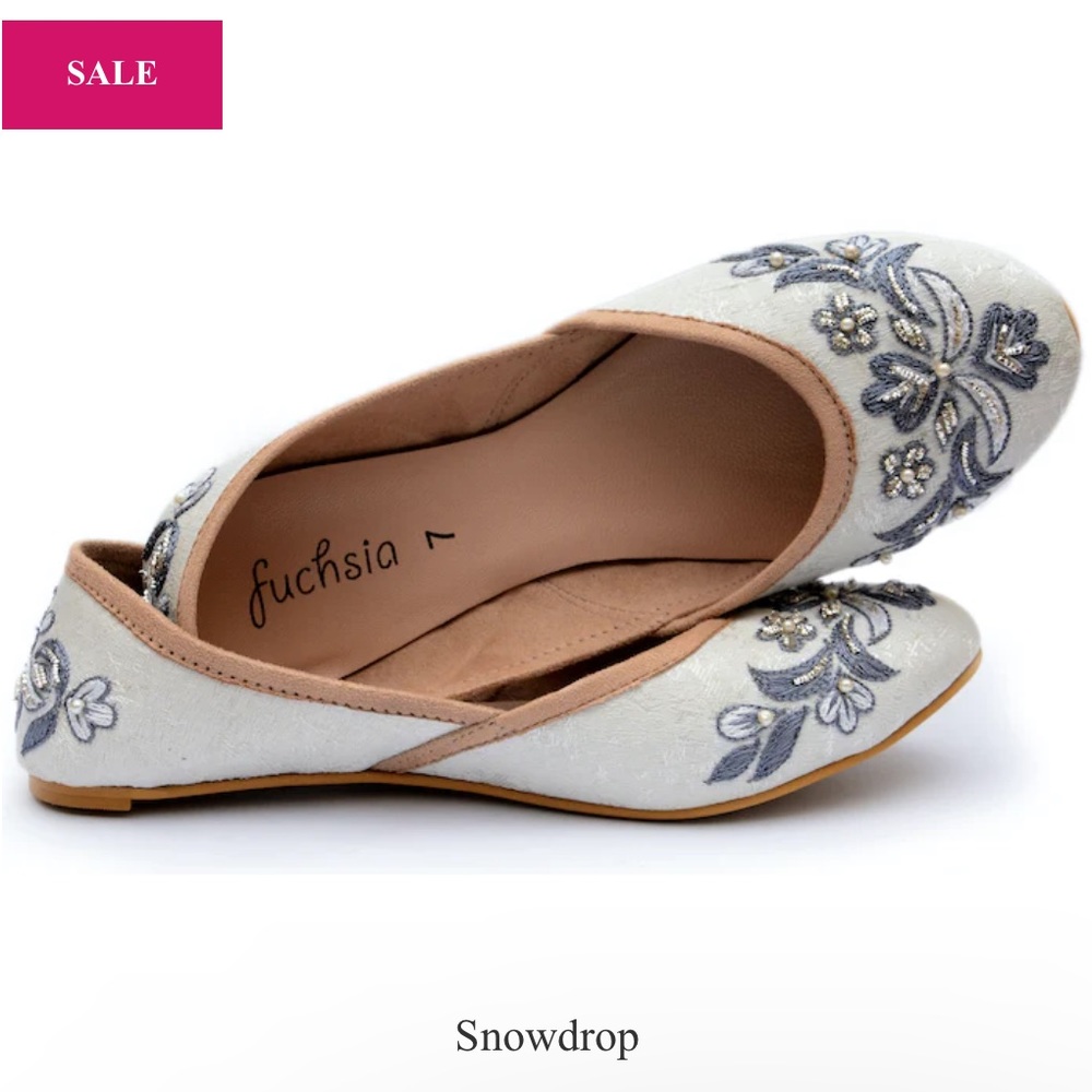 Fuschia Snowdrop Flats